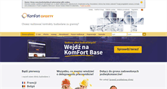 Desktop Screenshot of komfortpolska.pl